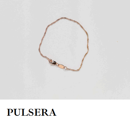 Pulsera delgada de oro