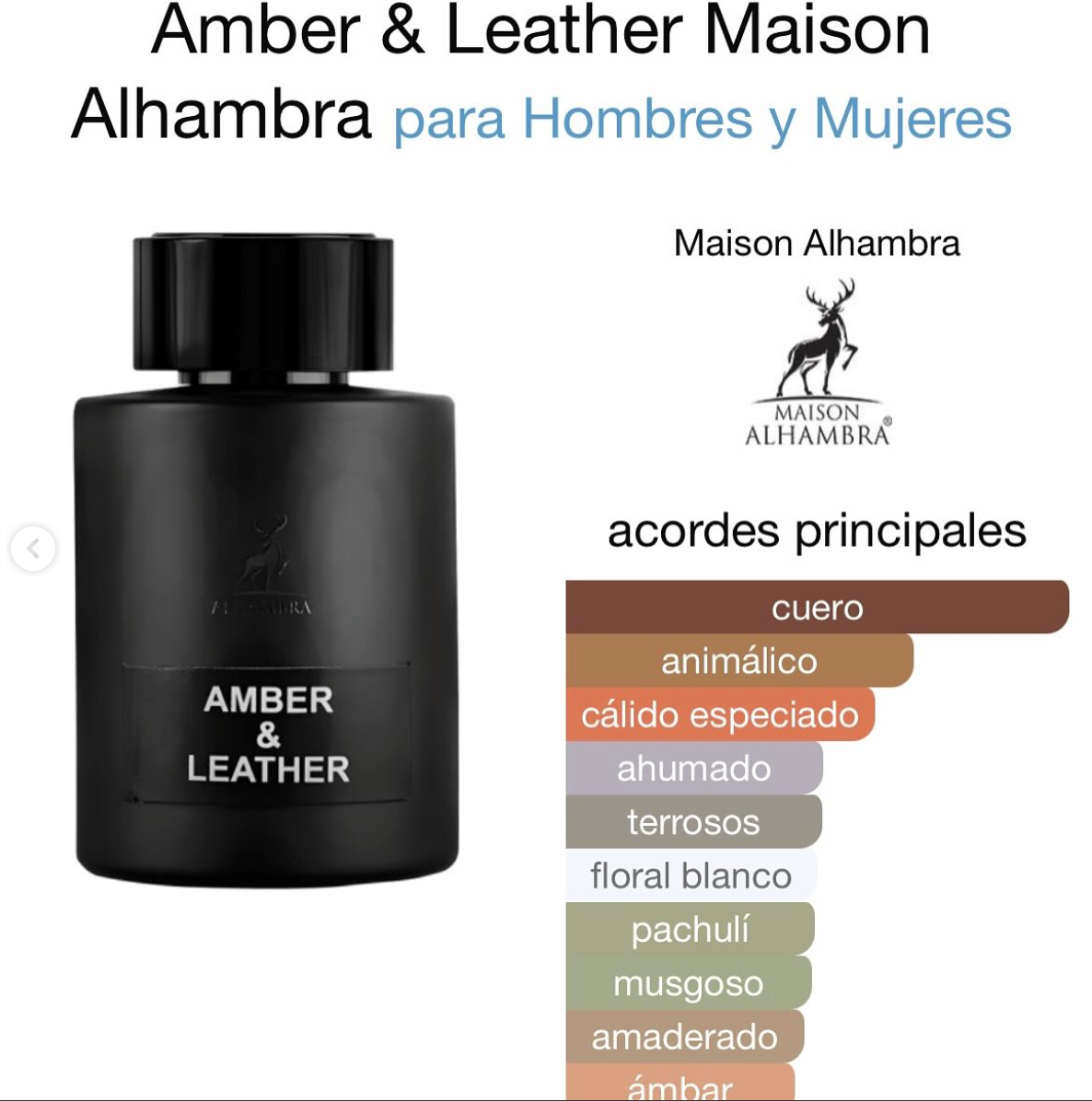 Maison Alhambra Opulence Leather EDP / 100 ml (M) (Dupe Tom Ford Ombre Leather)
