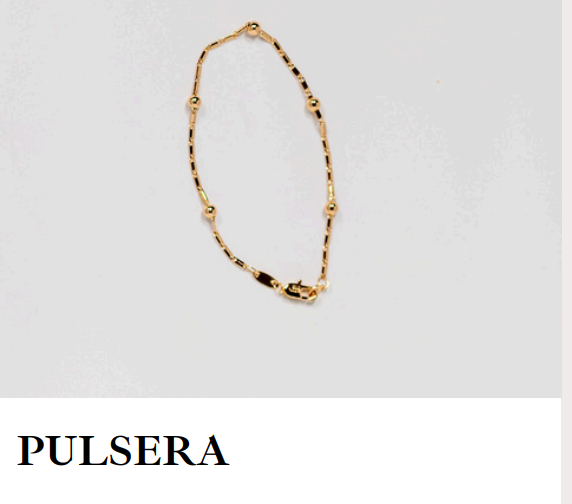 Pulsera delgada de oro