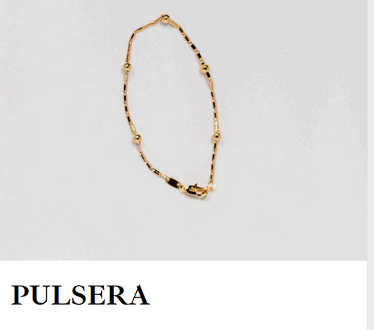 Pulsera delgada de oro