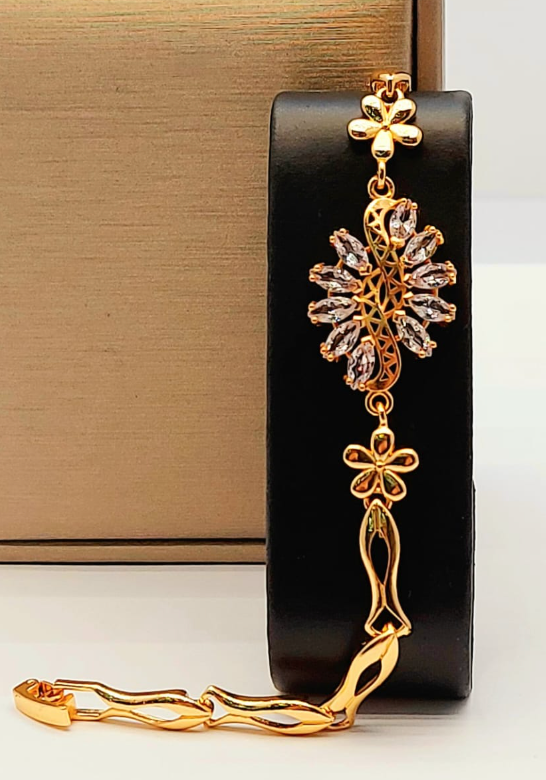 Pulsera Dorada Clip