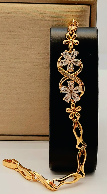 Pulsera Dorada Clip