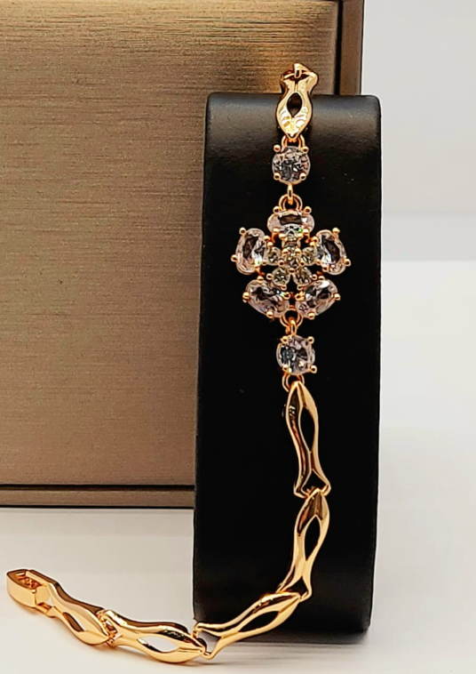 Pulsera Dorada Clip