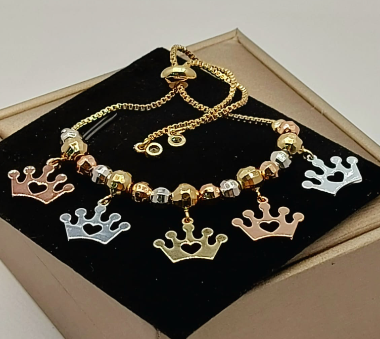 Pulsera Ajustable (Osito Love / corona)