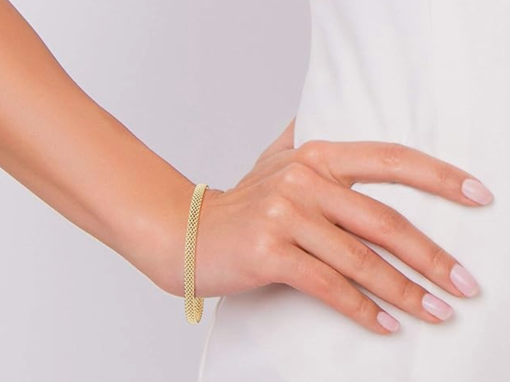Pulsera de cadena de acero inoxidable gruesa clip