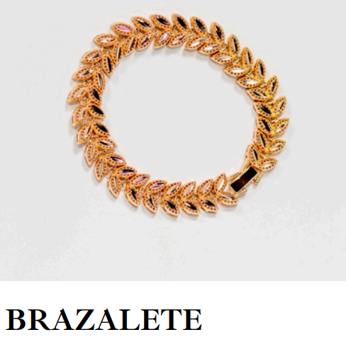 Brazalete Clip baño de oro