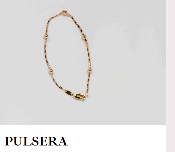 Pulsera delgada de oro