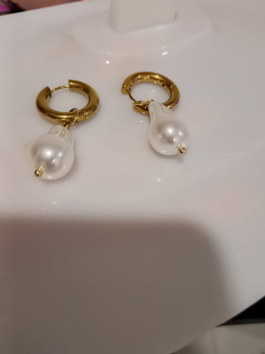 Arito Colgante Perla Blanca